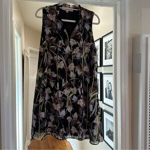 Philosophy Black Floral Mini Dress